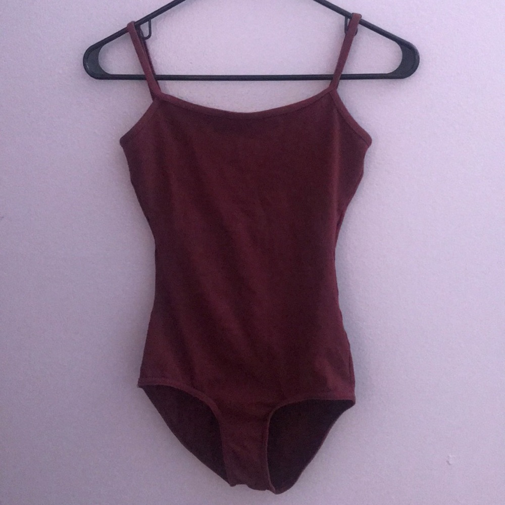 Theatricals Maroon Spaghetti Strap Leotard